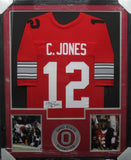 Ohio State Buckeyes Cardale Jones SIGNED Framed Matted Jersey WITH COA