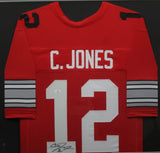 Ohio State Buckeyes Cardale Jones SIGNED Framed Matted Jersey WITH COA