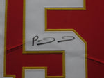 Kansas City Chiefs Patrick Mahomes SIGNED Framed Matted Jersey BECKETT COA
