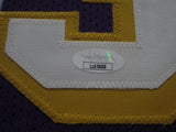 Lakers Shaquille O'Neal SIGNED Framed Matted Jersey JSA COA