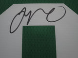 Boston Celtics Jayson Tatum SIGNED Framed Matted Jersey FANATICS COA
