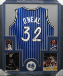Orlando Magic Shaquille O'Neal SIGNED Framed Matted Jersey BECKETT COA