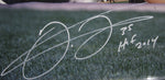 Chicago White Sox Frank Thomas Hand Signed Autographed Large Canvas with HOF 2014 Inscription Framed & Includes JSA COA