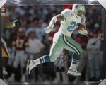 Dallas Cowboys Emmitt Smith Hand Signed Autographed Large Canvas Framed & Includes JSA COA