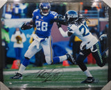 Minnesota Vikings Adrian Peterson Hand Signed Autographed Large Canvas Framed & Includes JSA COA