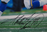 Minnesota Vikings Adrian Peterson Hand Signed Autographed Large Canvas Framed & Includes JSA COA