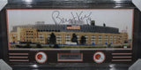 Cleveland Browns Bernie Kosar Hand Signed Autographed Municipal Stadium Panoramic Photo Framed with Matting Includes CAS COA