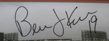 Cleveland Browns Bernie Kosar Hand Signed Autographed Municipal Stadium Panoramic Photo Framed with Matting Includes CAS COA
