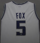 Sacramento Kings De'Aaron Fox SIGNED Framed Matted Jersey BECKETT COA