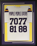 Jersey Framing - Vertical Style with Two Pictures