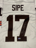 SIGNED Brian Sipe CLEVELAND BROWNS Jersey WITH COA
