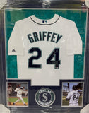 Jersey Framing - Vertical Style with Two Pictures