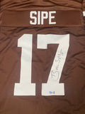 SIGNED Brian Sipe CLEVELAND BROWNS Jersey WITH COA