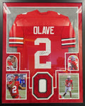 Jersey Framing - Vertical Style with Four Pictures